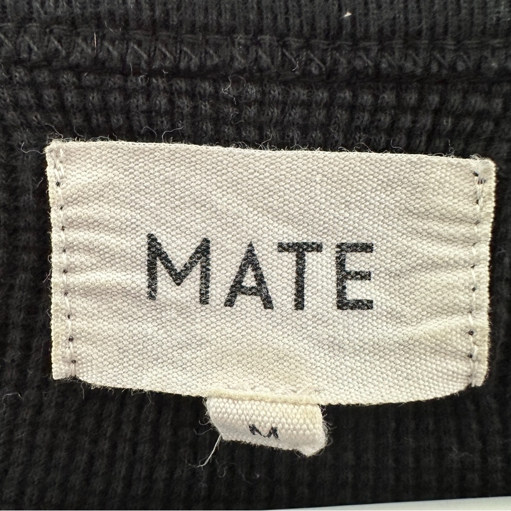 MATE the Label Black Thermal Long Sleeve Shirt - Picture 5 of 8